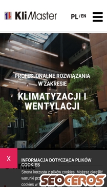 klimaster.pl mobil previzualizare