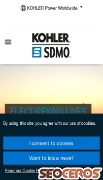 kohler-sdmo.com mobil vista previa