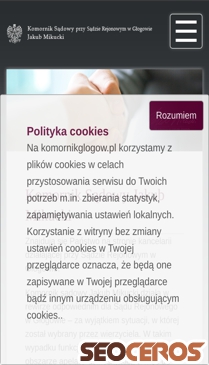 komornikglogow.pl mobil obraz podglądowy