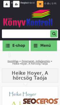 konyvkontroll.hu/Heike-Hoyer-A-horcsog-Taoja-d428.htm mobil preview
