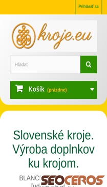 kroje.eu mobil előnézeti kép