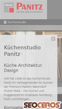 kuechen-panitz.de mobil előnézeti kép