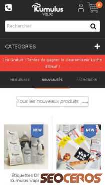 kumulusvape.fr mobil náhľad obrázku