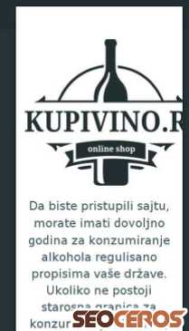 kupivino.rs mobil förhandsvisning