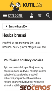 kutil.cz/rucni-naradi/brusivo/brusne-houbicky/houba-brusna mobil prikaz slike