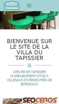 la-villa-du-tapissier.com mobil 미리보기