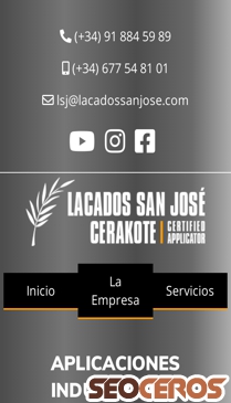 lacadossanjose.com mobil előnézeti kép