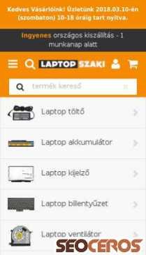 laptopszaki.hu mobil preview