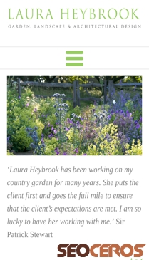 lauraheybrook.com mobil előnézeti kép