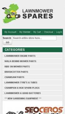 lawnmowerspares.ie mobil náhľad obrázku