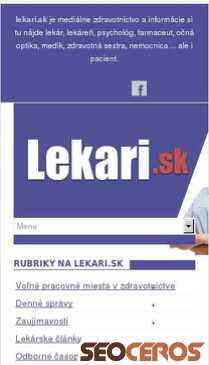 lekari.sk mobil előnézeti kép
