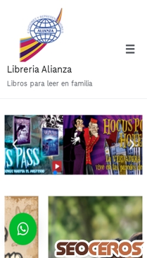 libreriaalianza.com mobil náhľad obrázku