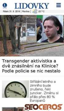 lidovky.cz mobil előnézeti kép