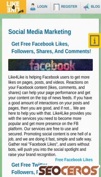 like4like.org mobil anteprima