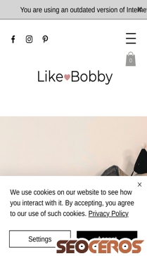 likebobby.nl mobil előnézeti kép