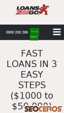 loans2go.co.nz mobil náhled obrázku