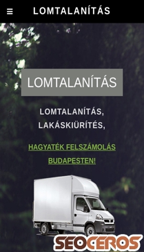 lomtalanitas.info.hu mobil Vorschau