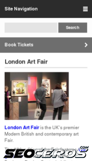 londonartfair.co.uk mobil förhandsvisning