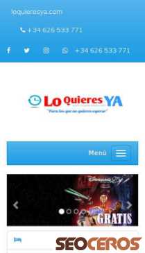 loquieresya.com mobil förhandsvisning
