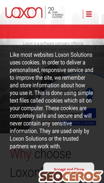 loxon.eu mobil förhandsvisning