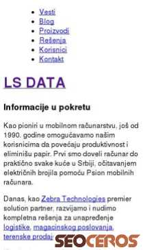 lsdata.rs mobil förhandsvisning