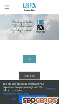 luispiza.com mobil previzualizare