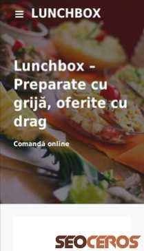 lunchbox.ro mobil preview