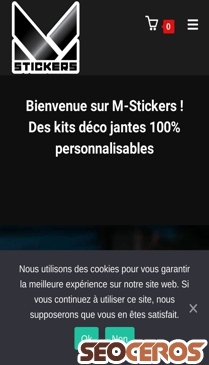 m-stickers.com mobil vista previa