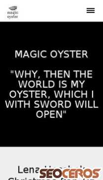 magic-oyster.com mobil anteprima