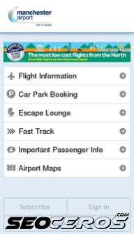 manchesterairport.co.uk mobil obraz podglądowy