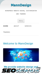 manndesign.co.uk mobil vista previa