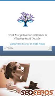 margit-szuleszet.hu mobil előnézeti kép