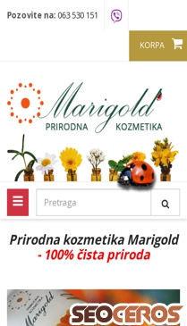 marigoldlab.com mobil prikaz slike