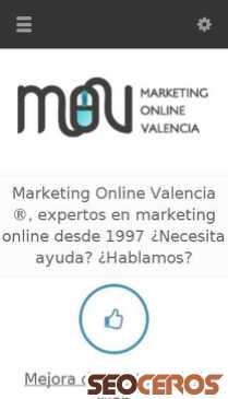 marketingonlinevalencia.com mobil obraz podglądowy