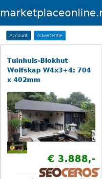marketplaceonline.nl/tuin-en-terras/tuinhuisjes-blokhutten-en-kassen/g/tuinhuis-blokhut-wolfskap-w4x3-4-704-x-402mm-1501 mobil förhandsvisning