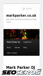 markparker.co.uk mobil preview
