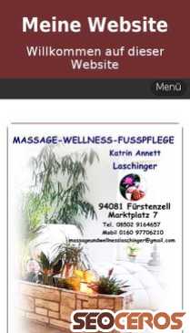 massage-wellness-laschinger.de mobil previzualizare