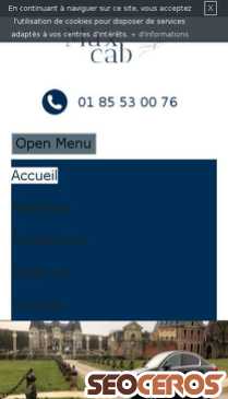 maxcab.fr mobil náhľad obrázku