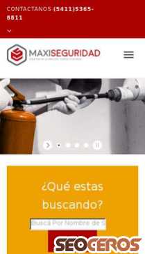 maxiseguridad.com.ar mobil obraz podglądowy