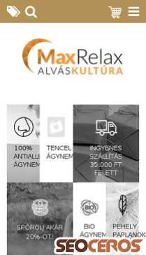 maxrelax.hu mobil förhandsvisning