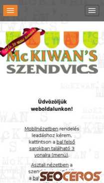 mckiwans.hu mobil förhandsvisning