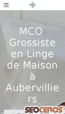 mco-grossiste.fr mobil preview