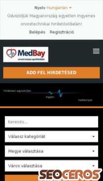 medbay.hu mobil preview