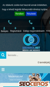 medence.net mobil preview