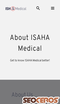 medical-isaha.com/about-isaha-medical mobil previzualizare