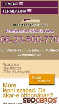 mediterranepitohaz.hu mobil előnézeti kép