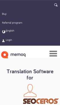 memoq.com mobil Vorschau