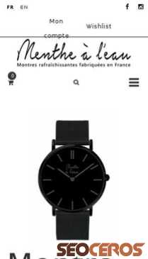 menthe-a-leau.fr/fr/collection-montre/181-montre-montre-homme-maille-noire mobil anteprima