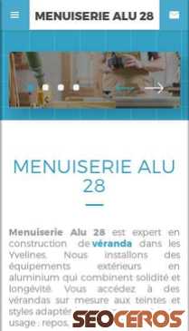 menuiserie-alu28.fr mobil preview