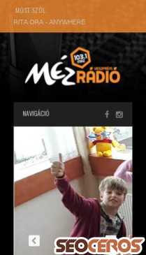 mezradio.hu mobil preview